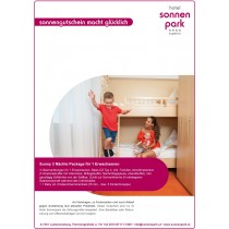 Personalisierter Hotelgutschein - Sunny 3 Nächte Package für 1 Erwachsenen
