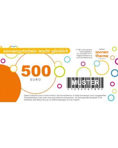 Wertgutschein 500 Euro