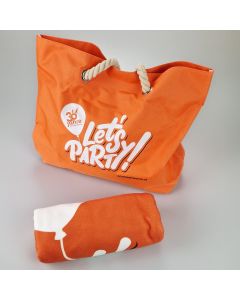 Kombi Strandtasche & Strandtuch 30 Jahre Sonnentherme
