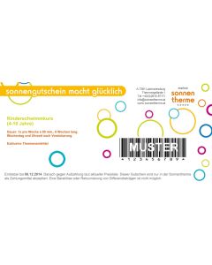 Gutschein Kinderschwimmkurs