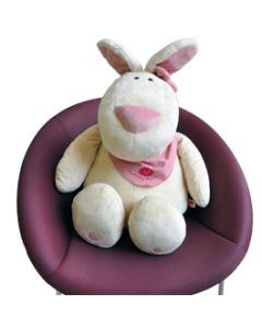 Pinky Bunny Maskottchen XXL 