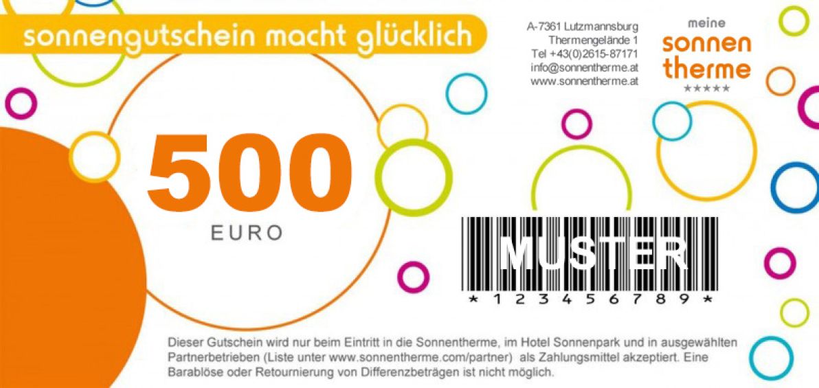 Wertgutschein 500 Euro